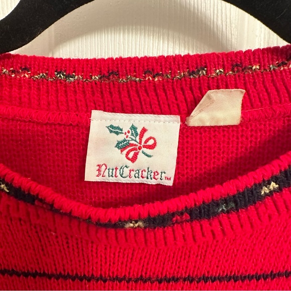 🎄 Vintage Ugly Christmas Sweater With Caroling Teddy Bears Winter Scene - Picture 5 of 8